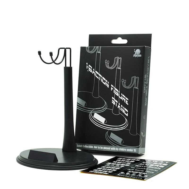 1/6 scale figure doll stand U-shape adjustable plastic display stand with Nameplate for Action Toy Figures