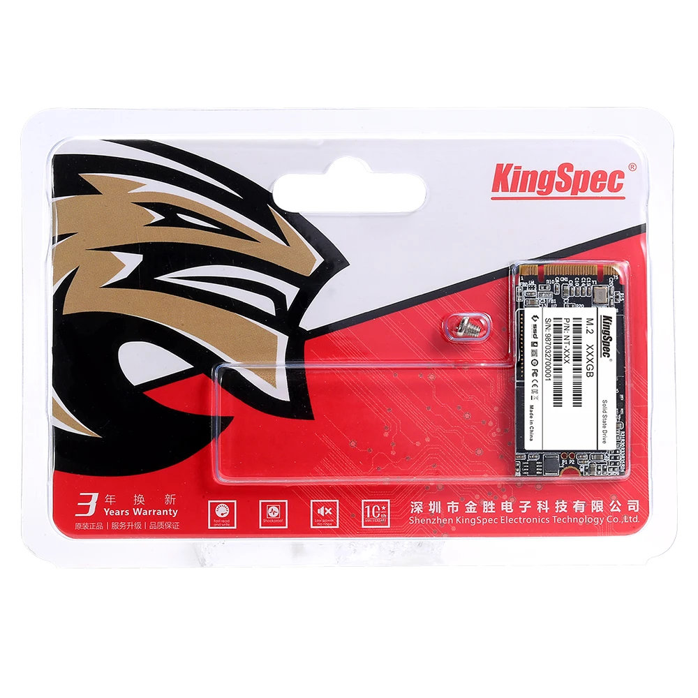 Kingspec 42*22 мм Тонкий NGF M.2 SATA ssd 1 ТБ твердотельный накопитель для Thinkpad E531 E431 X240 S3 S5 T440S