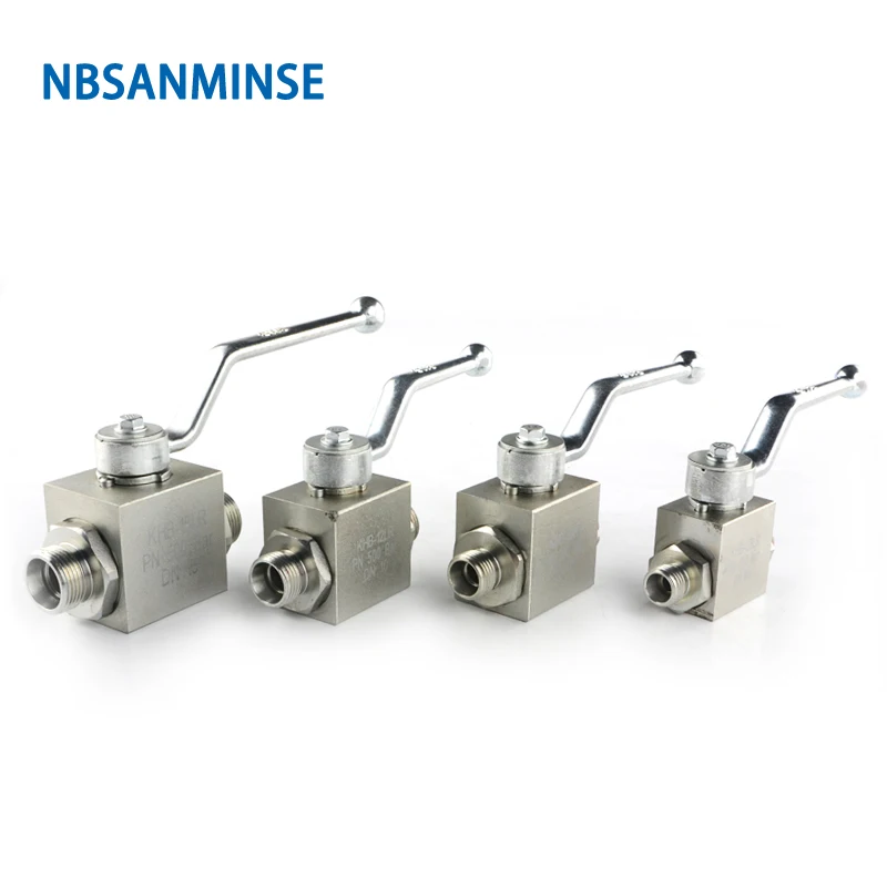 NBSANMINSE гидравлический шаровой клапан KHB 06~ 20 LR SR нормальная температура клапан высокого давления 31,5 МПа 315 бар