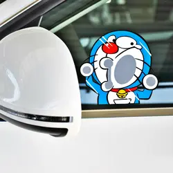 Volkrays автомобиль-Стайлинг Стикеры аксессуары мультфильм Doraemon хит Стекло Виниловая Наклейка украшения для мотоциклов Mazda смарт-Nissan