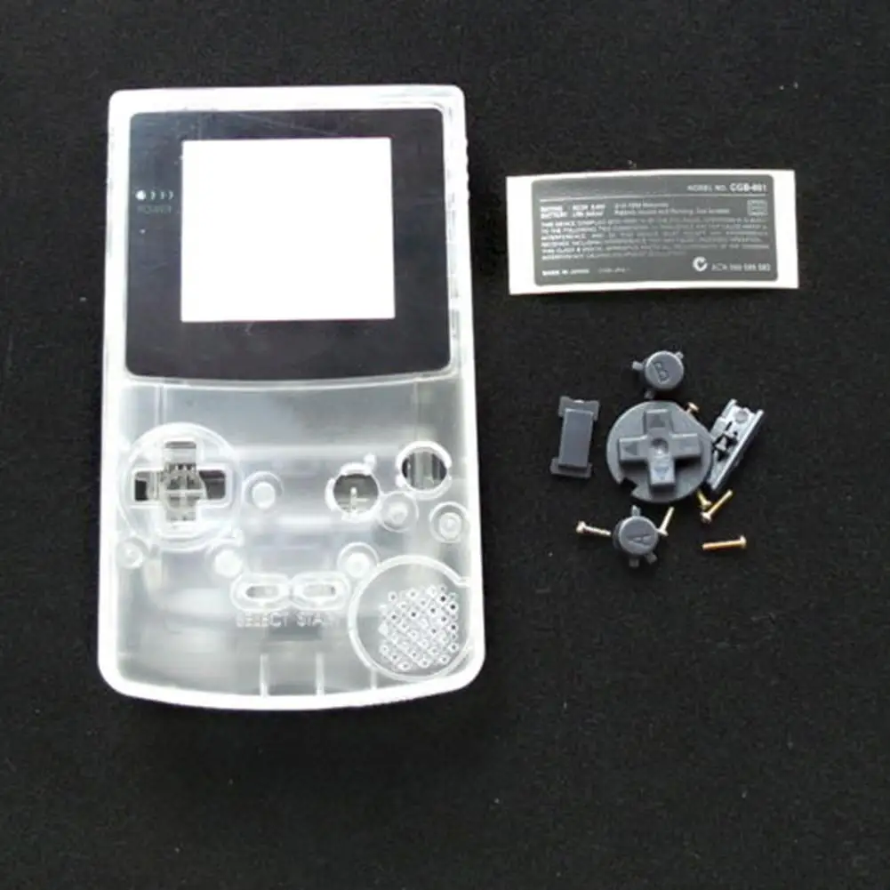 

New Transparent Full Housing Shell Protective Case for Nintendo Game Boy Color GBC
