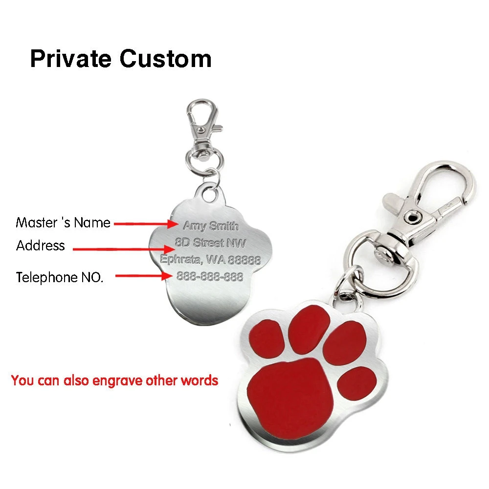 Именная идентификационная бирка для кошек и домашних питомцев|pet id tag|id tagpet tag engraved