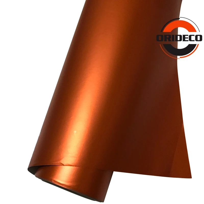 orange matte metallic satin vinyl wraps 7
