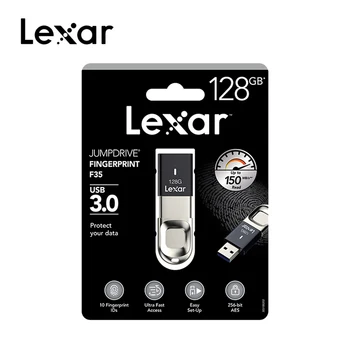 

Lexar USB 3.0 Memory stick Fingerprint recognition flash stick drive F35 32GB 64GB 128GB pen drive chiavetta usb pendrive disk