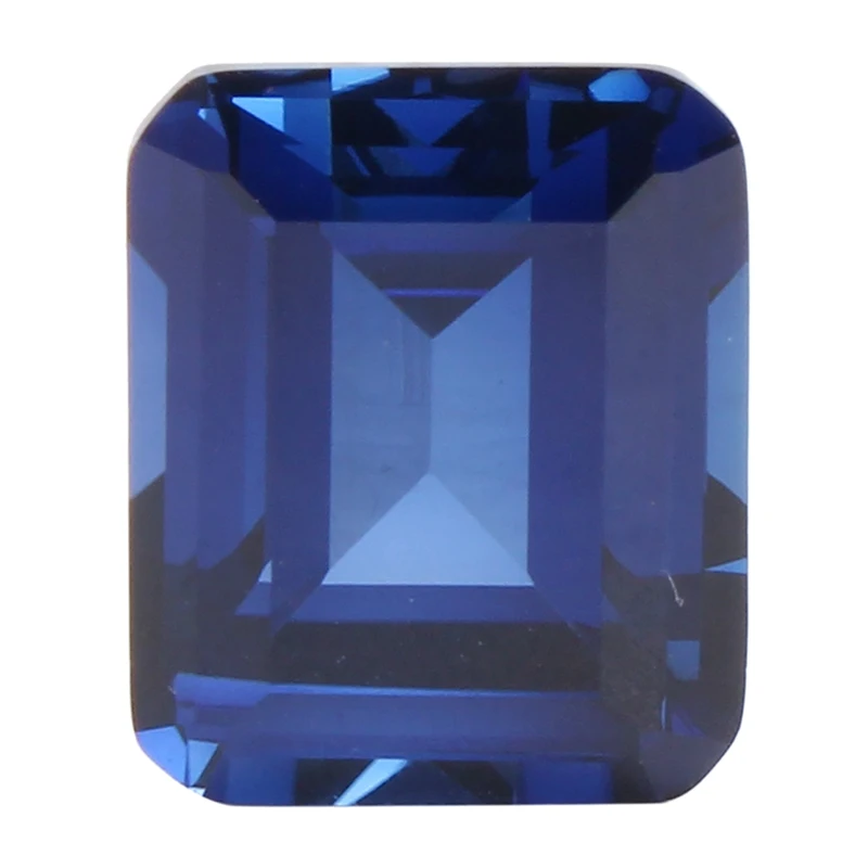 KiWarm Новый ненагреваемый 7 26ct синий прямоугольный Сапфир драгоценные камни AAA 9x11
