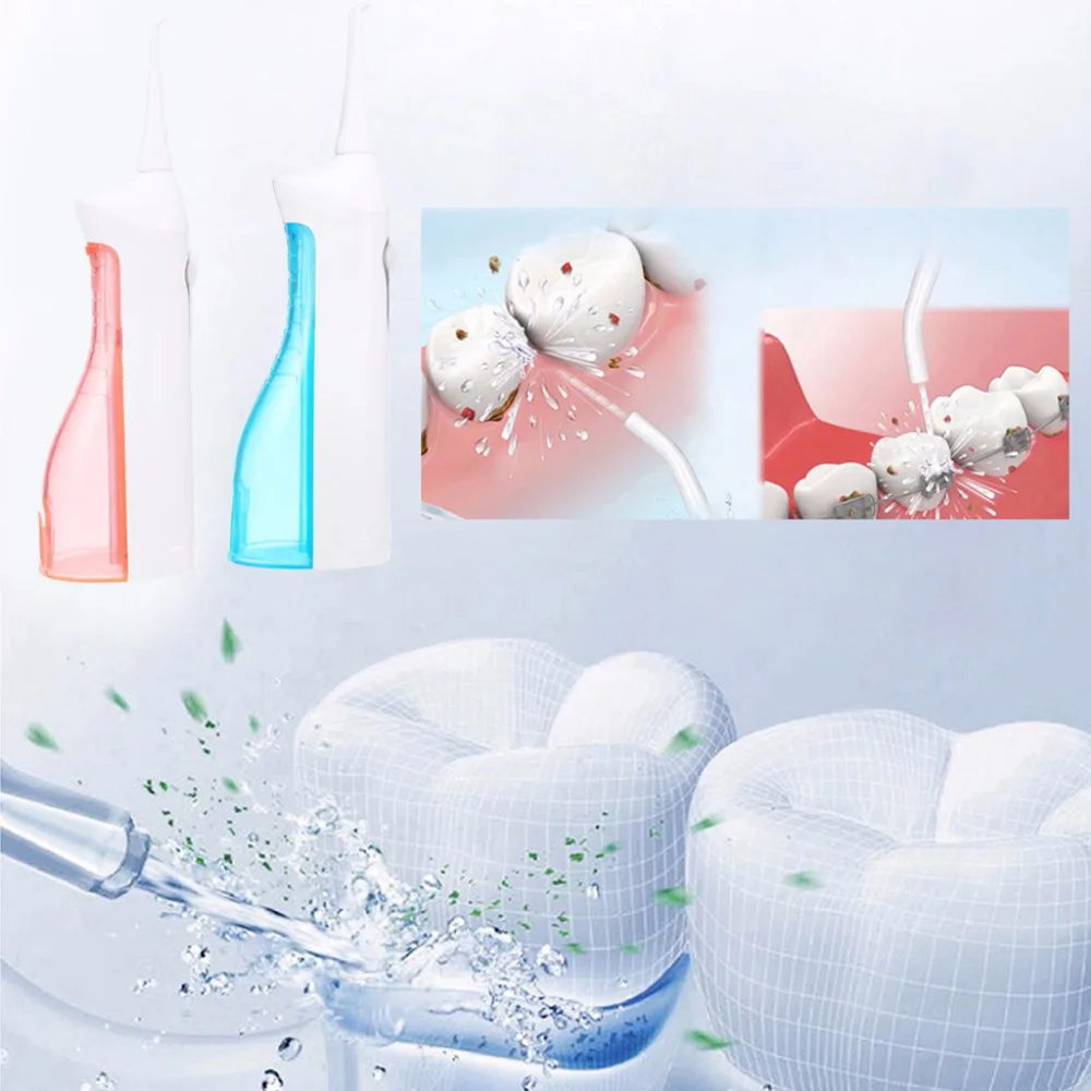 

Portable Electric Oral Irrigator Dental Flosser Cordless Oral Irrigator Rechargeable with 3 Cleaning Mode Cuidado oral