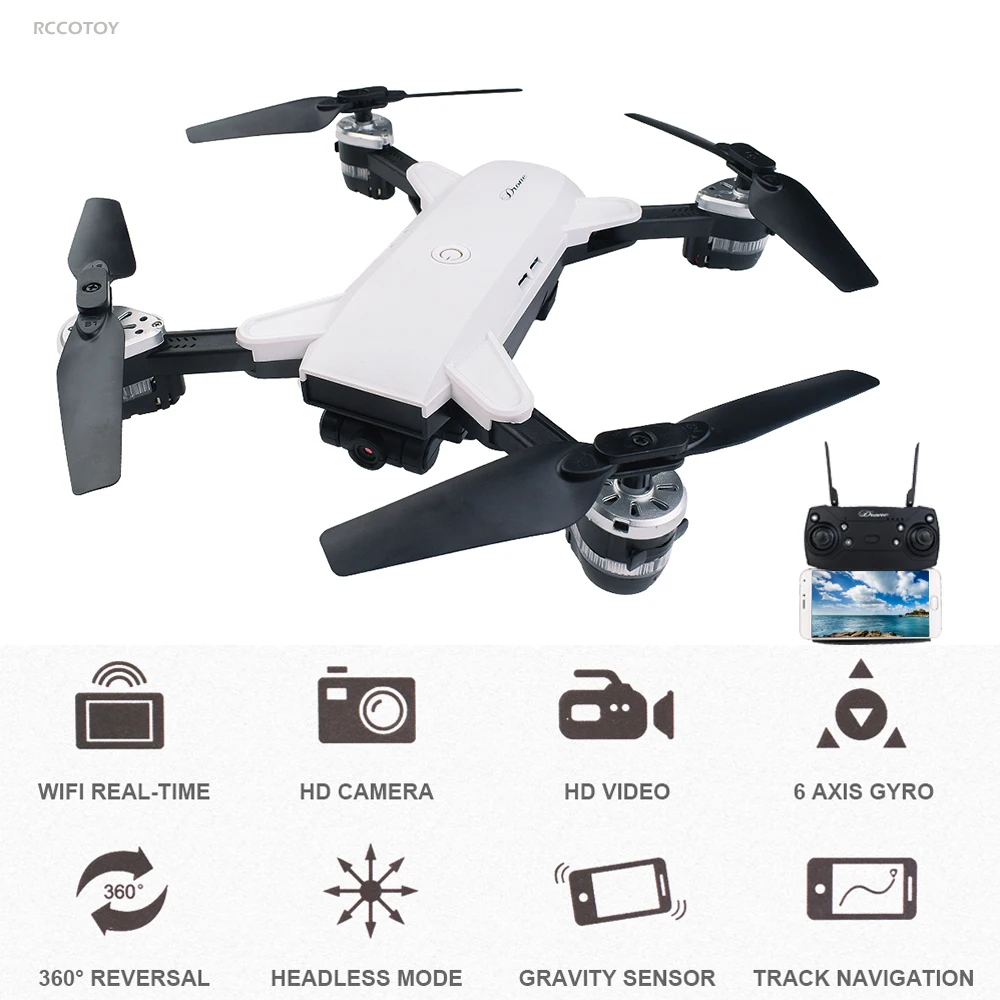 

YH-19HW RC Drone Quadcopters Remote Control Helicopter Drone Camera HD FPV 6Axis Real Time Quadcopter