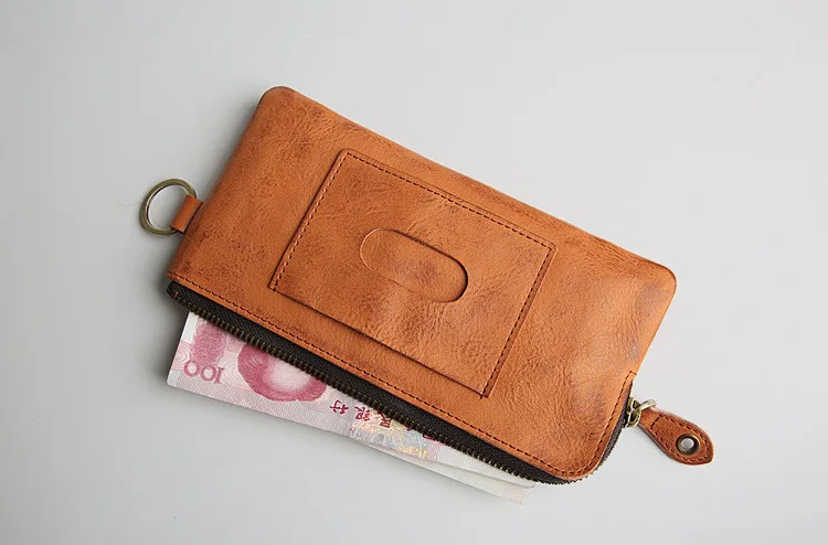Мужской кошелек из натуральной кожи, мужская сумка-клатч для монет, мужской кошелек бумажник для кредитных карт, кошелек для карт, длинный кошелек