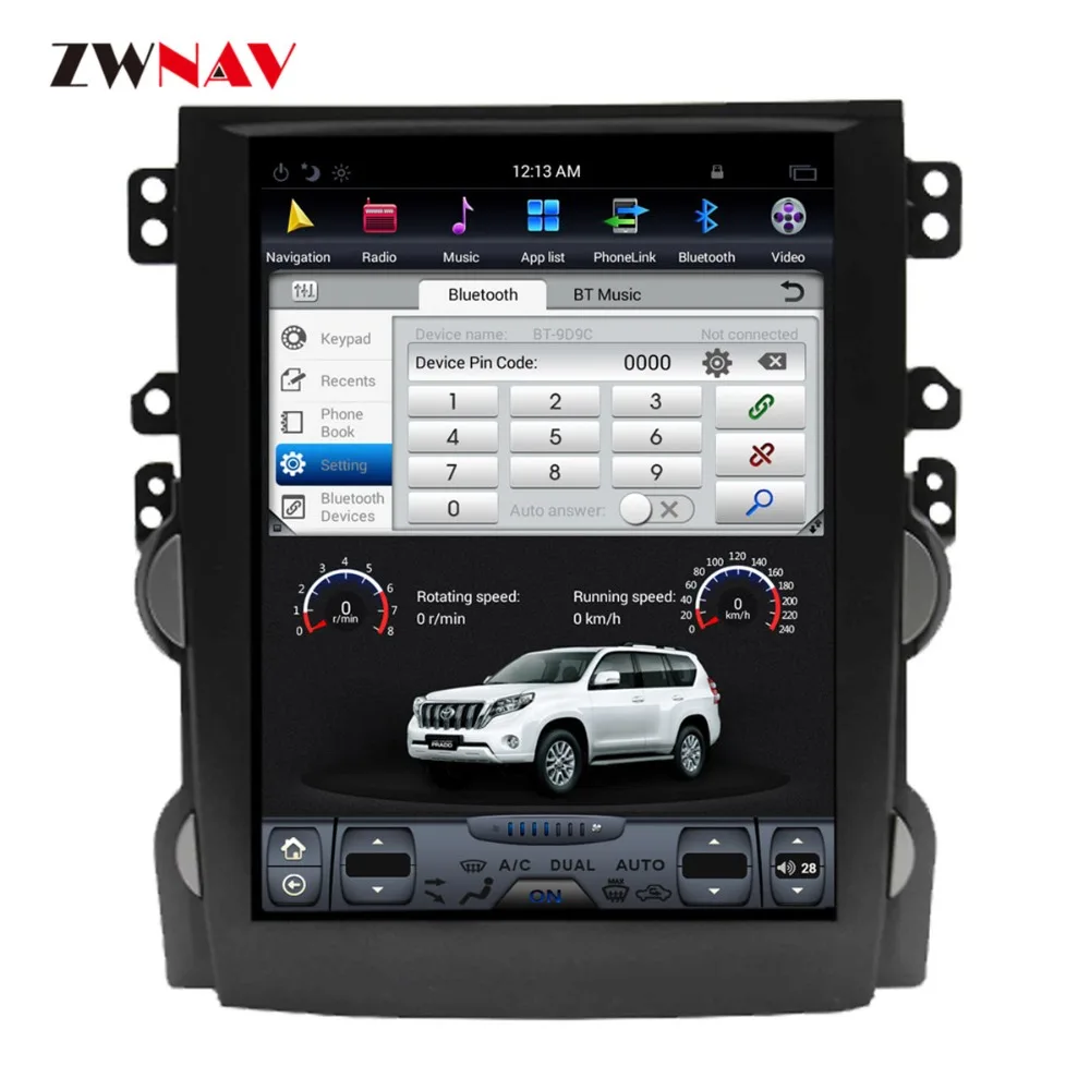 

ZWNVA Tesla style IPS Screen Android 7.1 Car DVD Player GPS Navigation Radio Screen For Chevrolet Malibu 2013 2014 2015