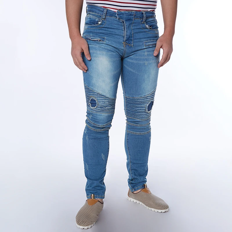 Plus Size 2016 New Men Brand Clothing Casual Mens Jeans Skinny Slim