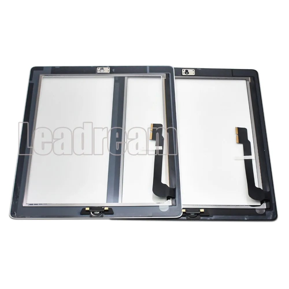 

10pcs/lot Free DHL For ipad 3 Touch Screen Digitizer Senor Glass includes Home Button + Sticker +Camera Holder Complete Assembly