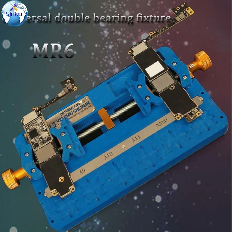 

MECHANIC Universal double bearing Fixture High Temperature Phone IC Chip Motherboard Jig Board Maintenance Repair Mold Tool For