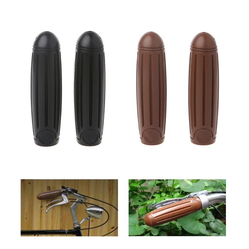 

2Pcs Bicycle Handlebar Sleeves Retro Style Comfortable Bike Cover Grips Fix Gear dropshipping