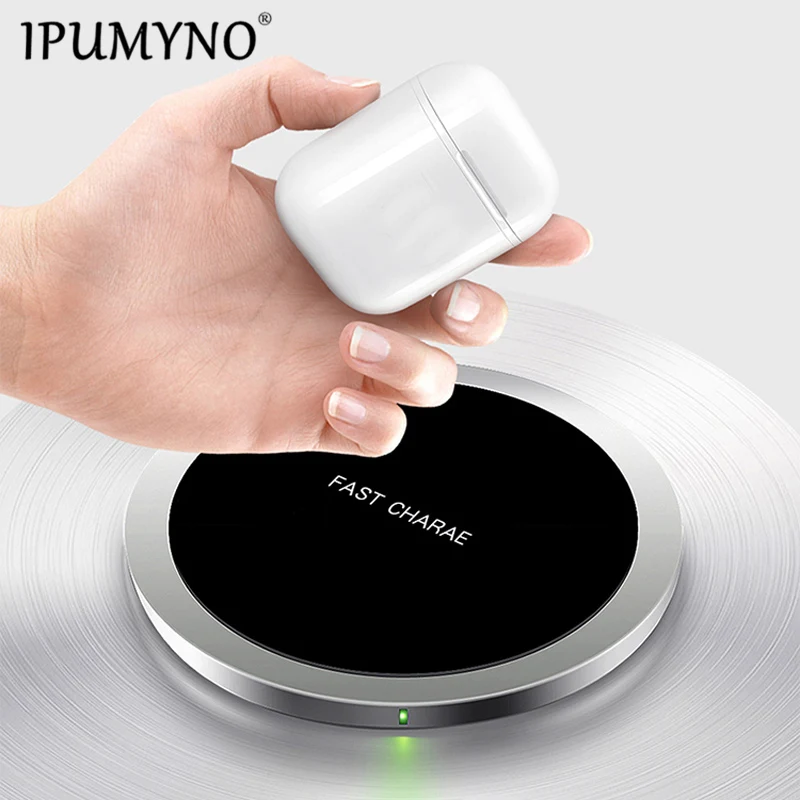 

IPUMYNO Wireless Charging Receiver Case For Apple Airpods QI Standard Wireless Receiver Compatible With Any Wirless Charge