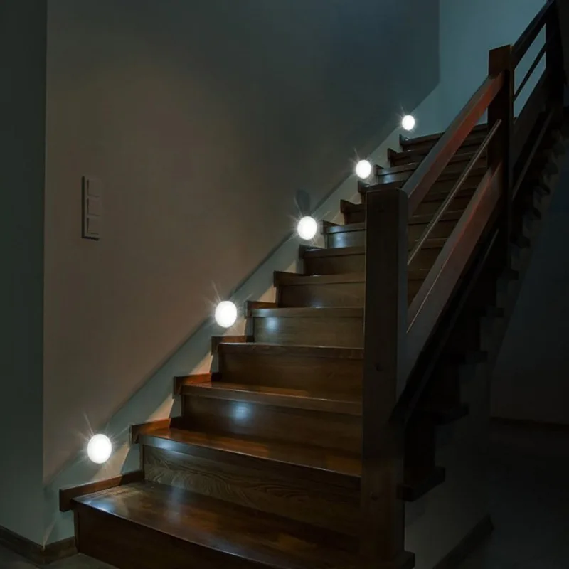 

Creative Portable Night Lamp Sensor Lamp Wall Lamps Sensor Human Body Induction LED Night Light