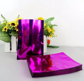 

small purple heat seal aluminium foil bag/purple gift packaging bags for food / vacuum plastic pouch / food pouch