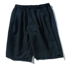 Винтажные повседневные мужские шорты хип-хоп летние Черные Серые шорты женские спортивные короткие повседневные мужские шорты летние Гаремные Брюки S6T24