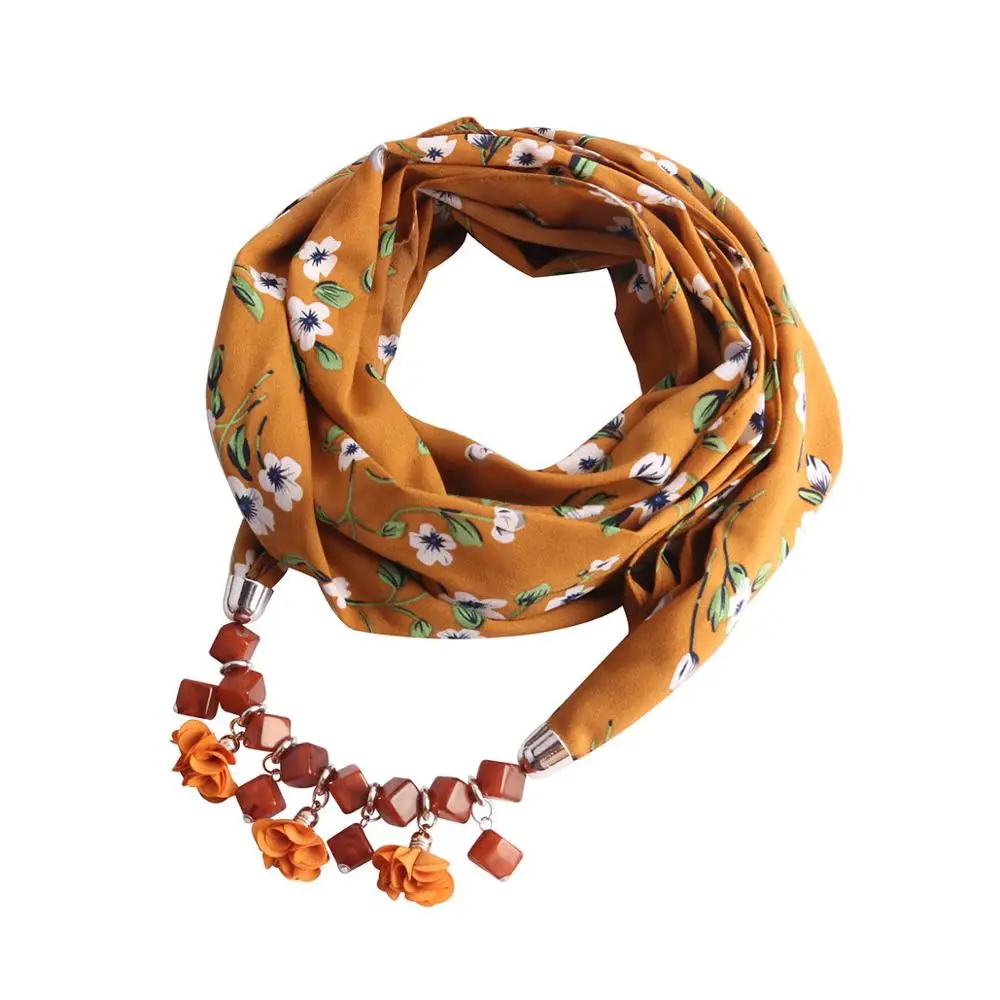 Мульти-стиль массивные ювелирные изделия в виде ракушки и цепи кулон, ожерелье, шарф для женщин шейный платок для женщин - Цвет: 35