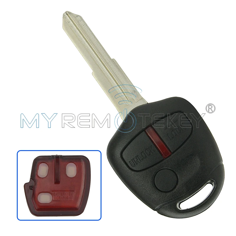 Пульт дистанционного управления для Mitsubishi Outlander Lancer 3 button ID46 PCF7936 433 МГц MIT11R 2008 2009