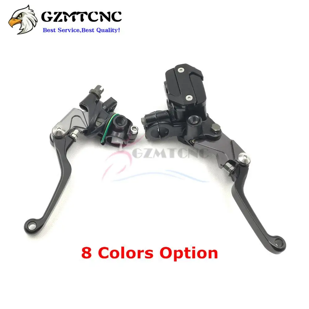 

22MM 7/8" CNC Brake Master Cylinder Reservoir Cable Clutch Perch Lever for Suzuki Honda Kawasaki KLX 250 450R 150S 125 D-TRACKER