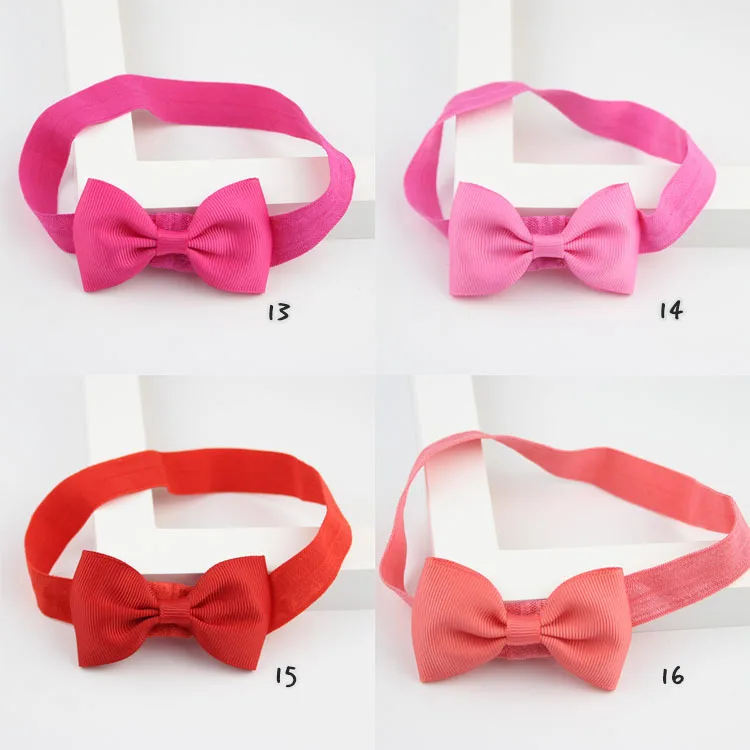 

1pcs 7CM' Kids Hair Headband Ribbon Bows Hairband Elastic Bandeau Accessories 1801ZYAA1716