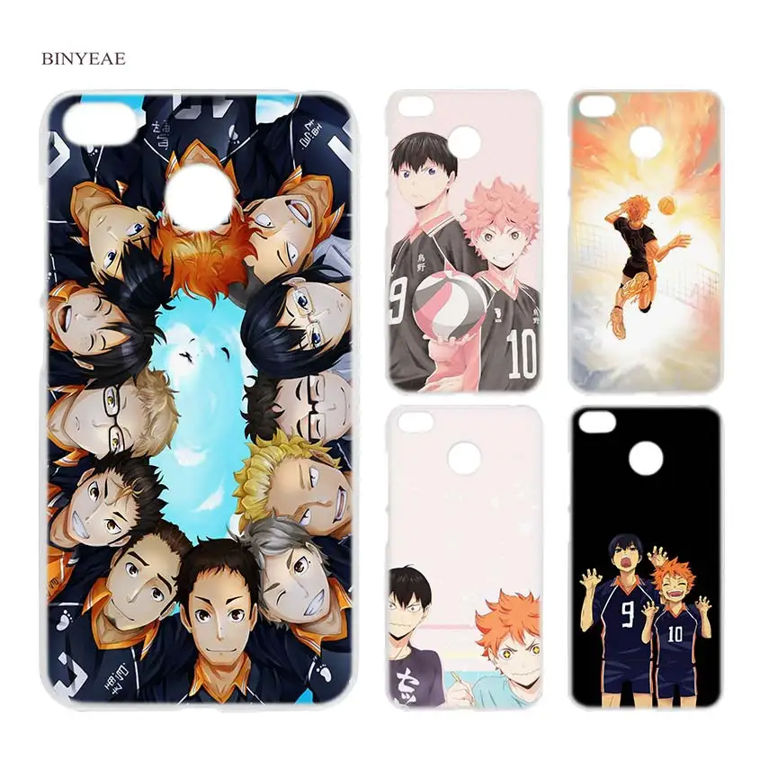 

BINYEAE Haikyuu Hinata attacks Anime Clear Hard Case Cover Shell for Xiaomi MI A2 A1 5X 6X Redmi Note 4X 4 4A 5 Plus