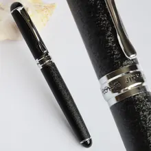 Шариковая ручка JINHAO X750, шероховатая поверхность, черный/серебристый, для руководителя JINHAO 750, белый, фиолетовый, розовый, зеленый, черный, 15 видов цветов, селективный