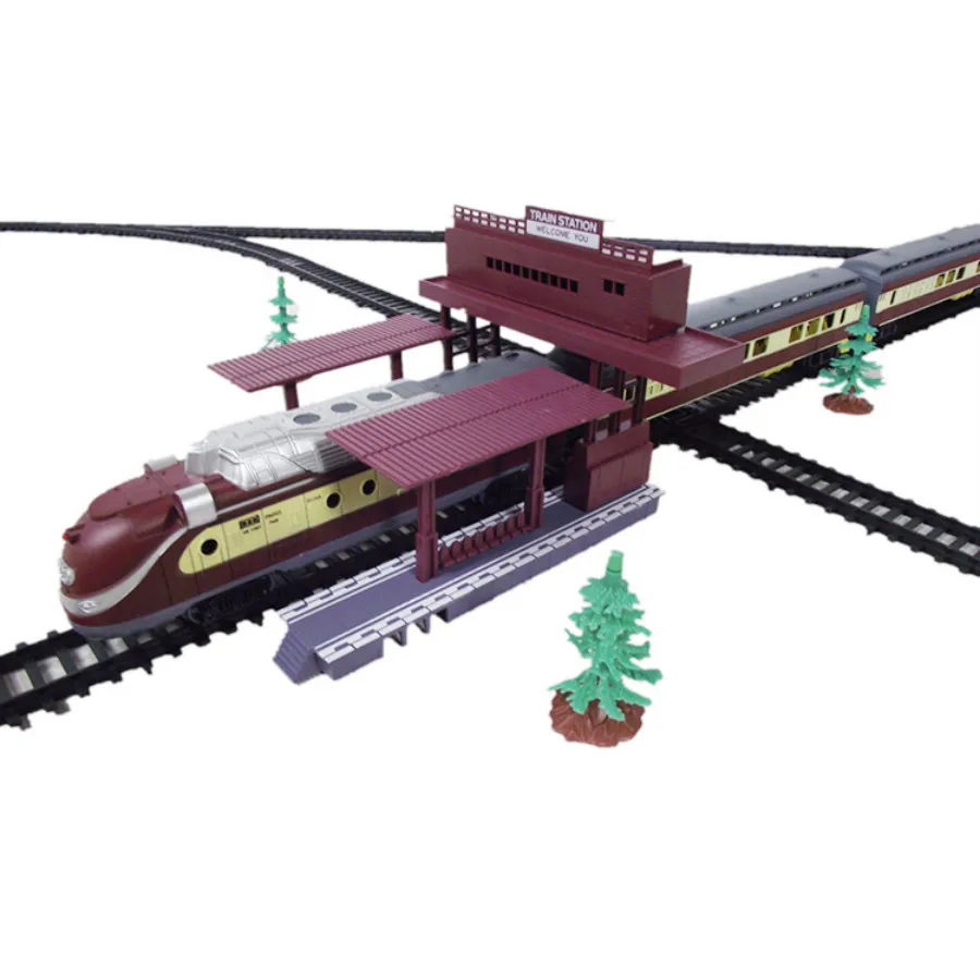 plastic model train