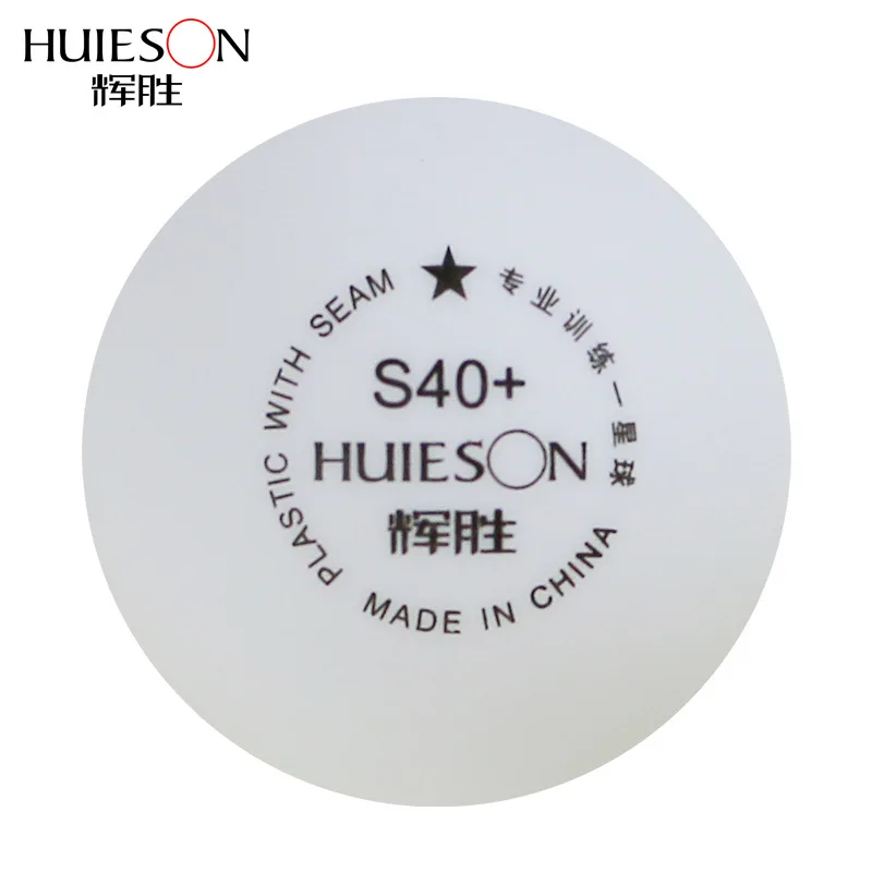 Huieson 100 шт./пакет 1 Star ABS Пластик мячи для настольного тенниса Материал окружающую среду для пинг-понга S40+ для подростков тренировочный