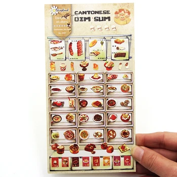 

1 PCS Creative DIY Snack Shop Cute Stationery Sticker Diary Planner Journal Note Diary Paper Scrapbooking Albums PhotoTag