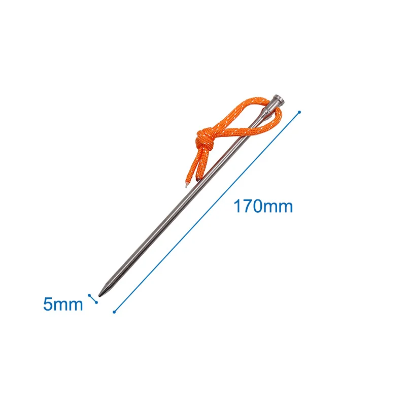 Из титана для палатки колышки сверхлегкие высокопрочные палаточные колья легкий ветрозащитный трос для ногтей Палатка аксессуары никогда не ржавый