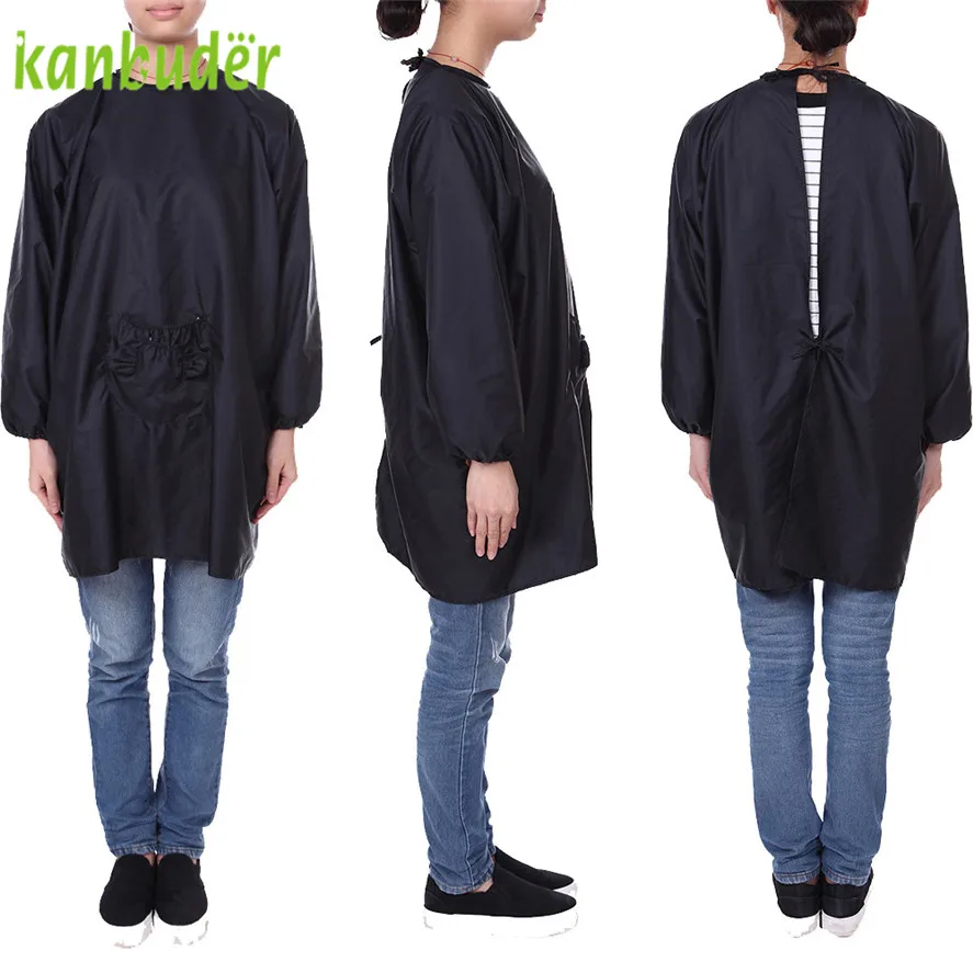 New Brand Capes Kanbuder 1PC Black Cutting Hair Waterproof Cloth Salon Barber Gown Cape Hairdressing Hairdresser Pretty