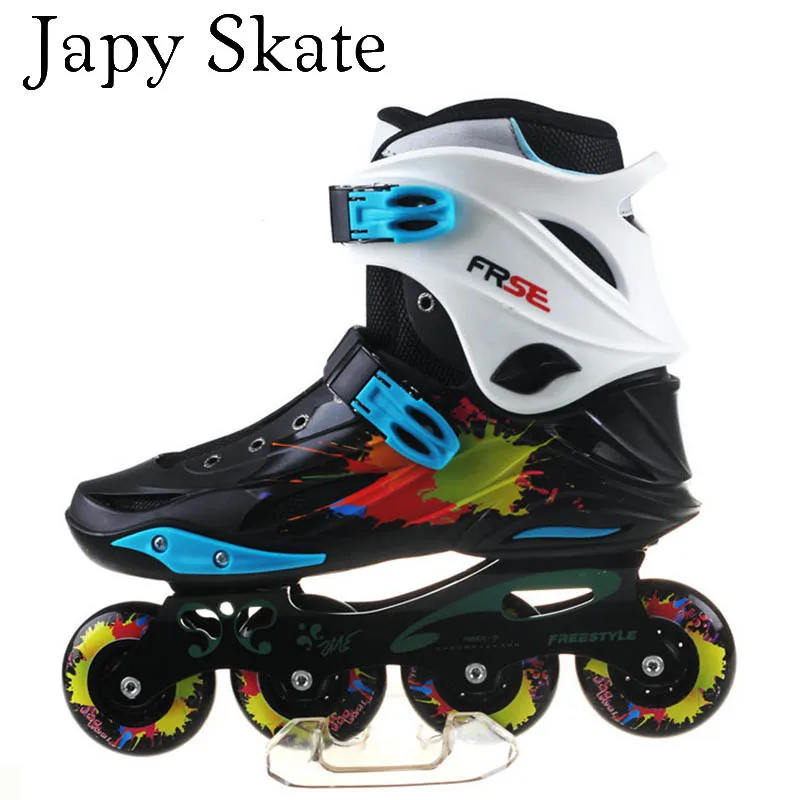 Japy Skate Фристайл М1 Профессиональный Инлайн ролики для слалома взрослых роликовые коньки обуви скольжения бесплатно катание Patines Adulto