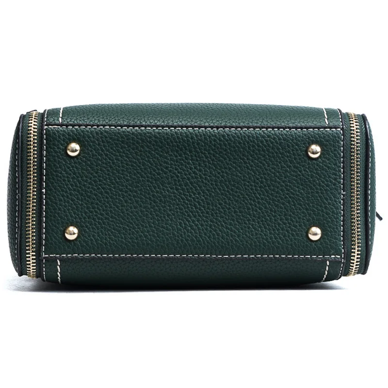 Janespri High Capacity Soft PU Leather Female Handbags Fashion Panelled Women Shoulder Bag Daily Women Casual Tote Messenger Bag (5)