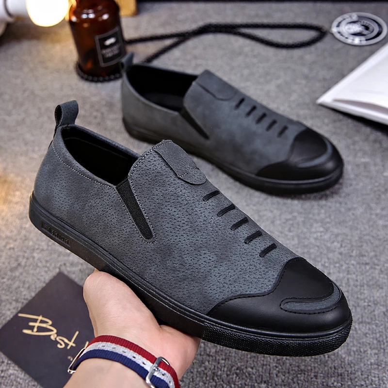 

Man Loafers Spring Autumn Mens Slip On Casual Flats Driving Loafers Rubber Bottom Sneakers Fashion Oxford Casual Shoes For Men