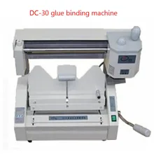 DC-30 Desktop hot melt glue binding machine comb glue book binder machine booklet maker 110V/220V