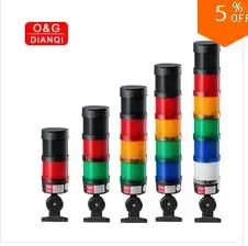 Lâmpada de Segurança Torre de Sinal de Luz Luz de Advertência do Alarme t para Máquina Multicamadas Industrial Stack Stack Led Luz Industrial 5 Luzes indicadoras
