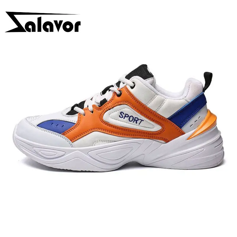 

KemeKiss 4 Colors Men'S Casual Jogging Daily Running Shoes Man Sneakers Thick Bottom Lightweight Fashion Footwear Size 39-44