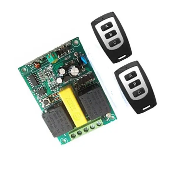AC 220V 10A 1000W 2 CH Wireless remote reverse switch Receiver & 2