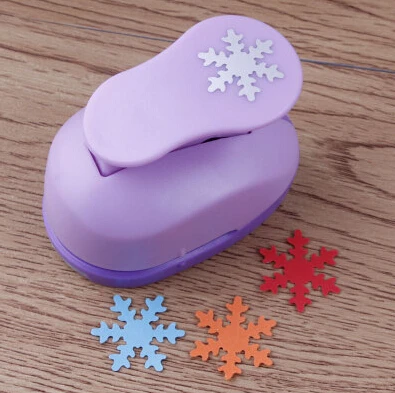 

ree shipping 2-2.5cm Snow flower shape shape EVA foam punch paper punch for greeting card handmade ,Scrapbook Handmade diy toy