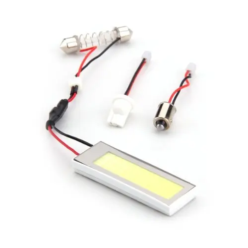 

TOYL Lichtpanel 36 COB LED Panel Wei DC 12V 2.5W +Soffitte Modul +T10 +BA9S Adapter