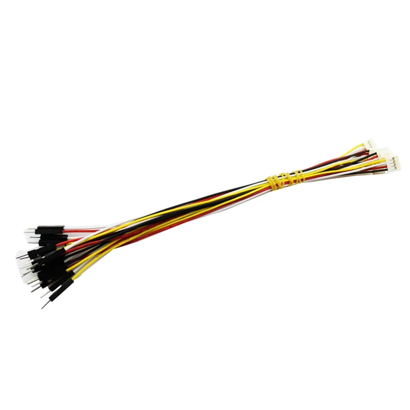 Elecrow-남성 분할형 점퍼 케이블 와이어, 4 핀 크로우테일, 고품질 5 개/세트
