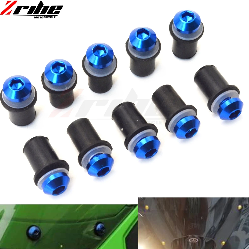 

universal Screws Motorcycle Accessories Windscreen Bolt Screw Fastener Fixation For yamaha mt07 mt09 fz6r fz6 fazer fz1 fzfr1 r3