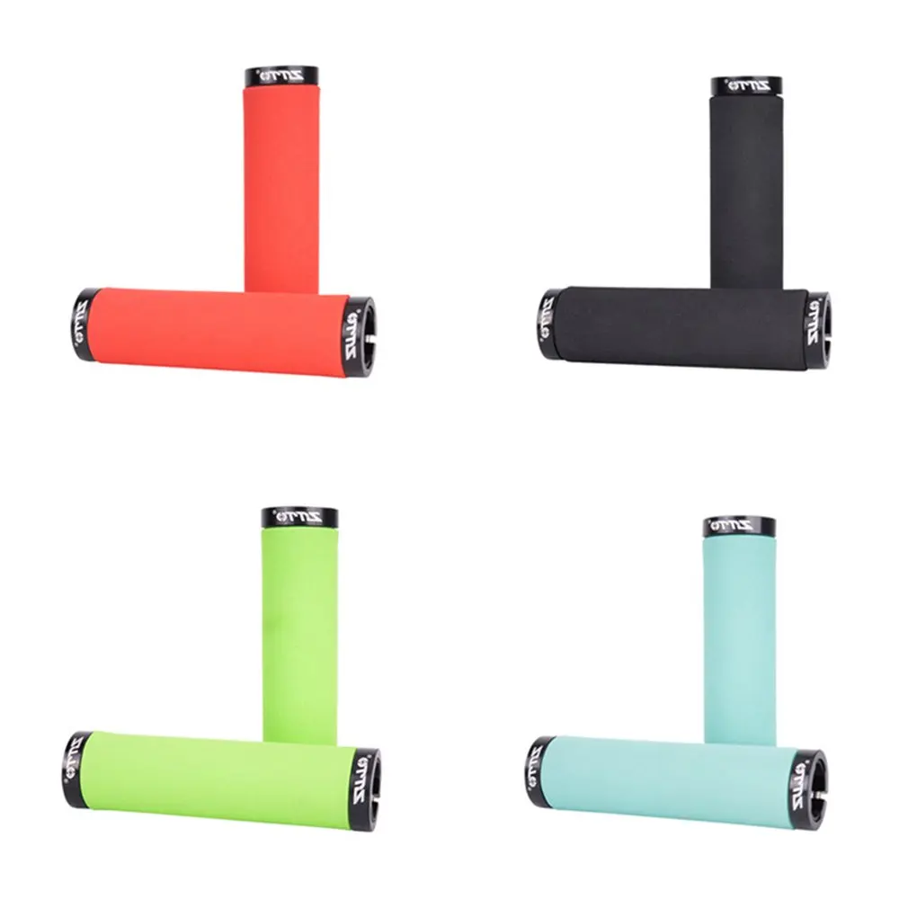 

1 Pair AG36 Sponge Durable Shock-Proof Anti-Slip Lock Grips Ergonomics Design Handle Grips for MTB Bike Folding Bicycle