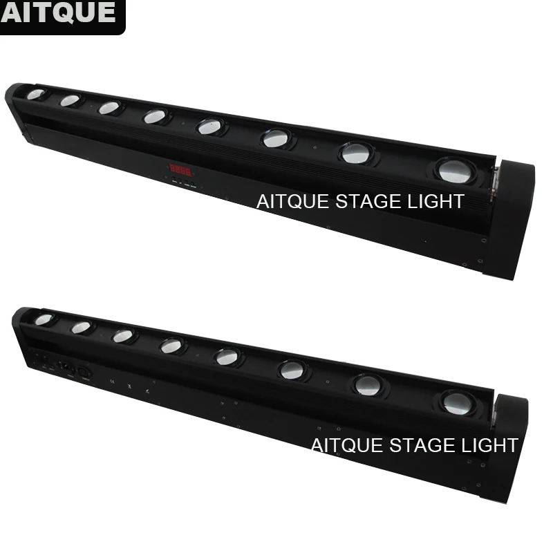 

8pcs DJ led bar dmx 8x10w white color led beam moving head light 10w matrix rotating moving head