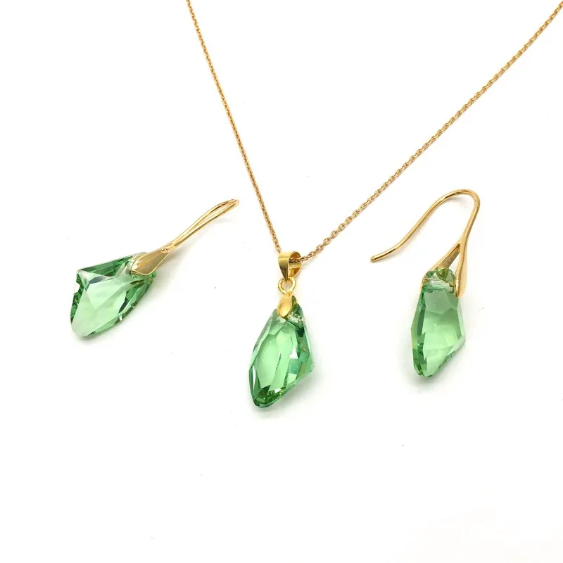 Ms Betti Galactic Vertical Pendant and Earring jewelry set crystal from Swarovski14