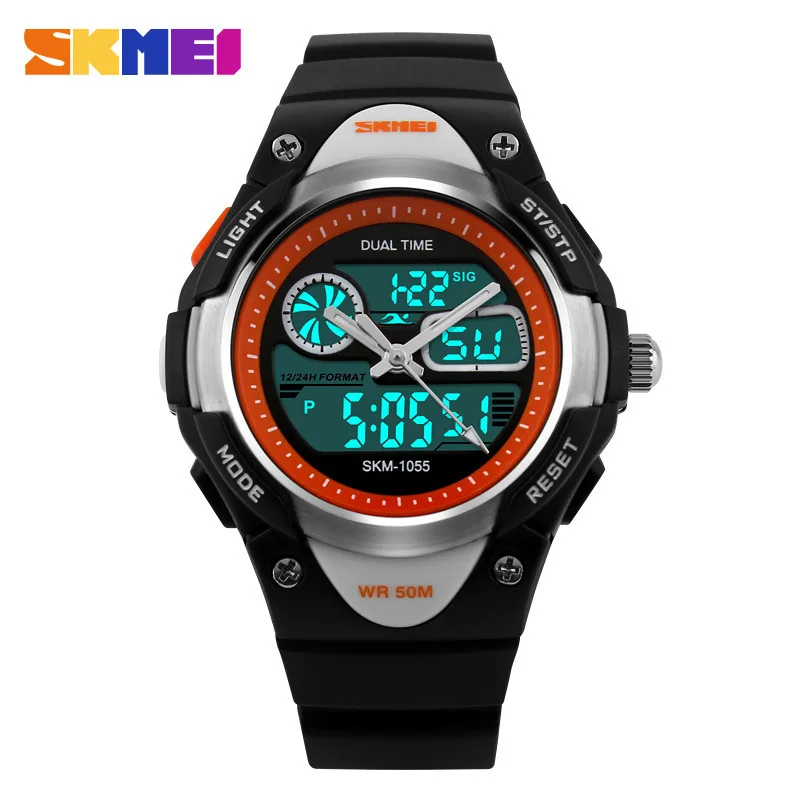 

SKMEI Children Sports Watches LED Digital Quartz Swim Watch Student Military Multifunctional Wristwatches Relogio Feminino 2018