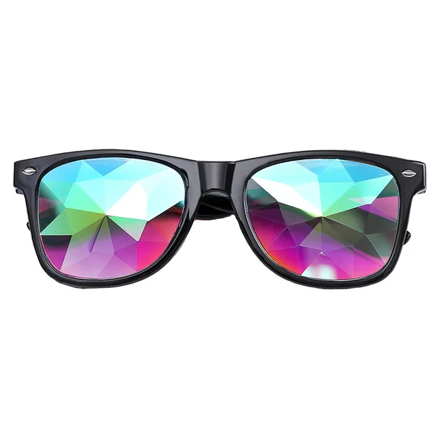 Luxury Female Sunglasses Kaleidoscope Colorful Glasses Rave Festival Party EDM Outdoor Sunglasses Diffracted Lens 3