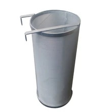 6*14 дюймов 300 микрон домашний пивоваренный фильтр из нержавеющей стали с крючками