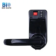 Bio Safe Biometric Fingerprint Door Lock Digital Fingerprint Password Key Lock Black Home Security Electronic Door Lock LS9